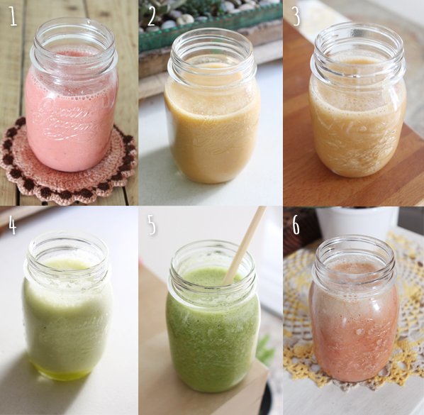 6 Sugestões de Batidos