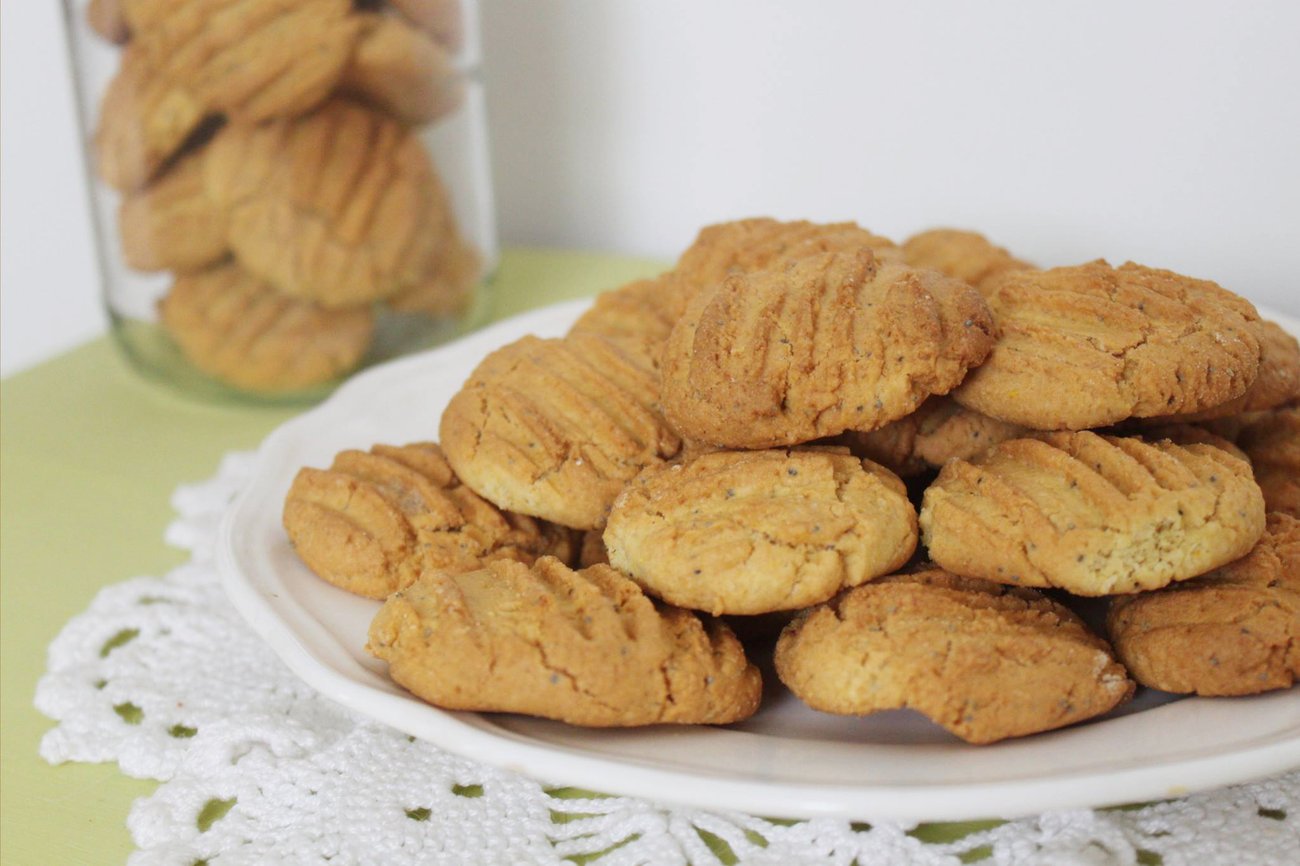 Biscoitos de Coco e Limão sem Glúten